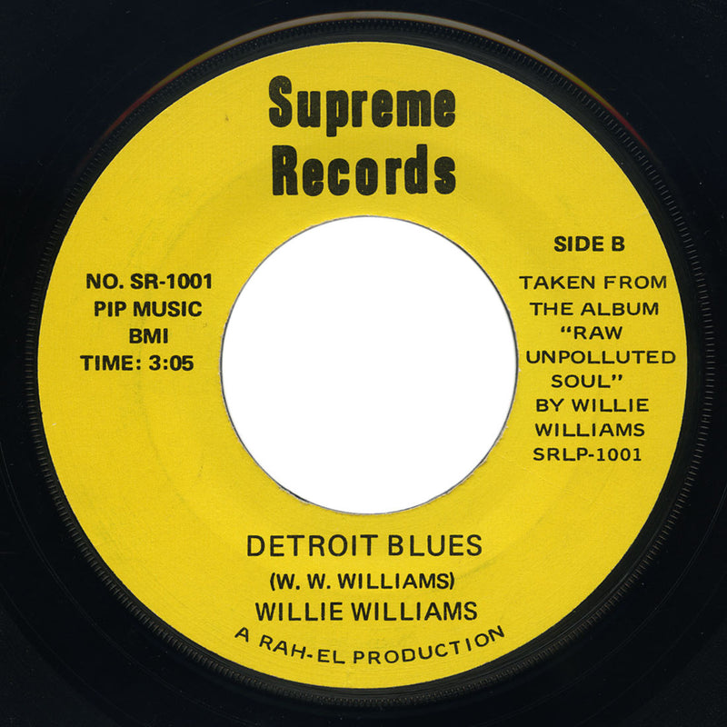 Willie Williams – Wine Headed Woman / Detroit Blues – Supreme