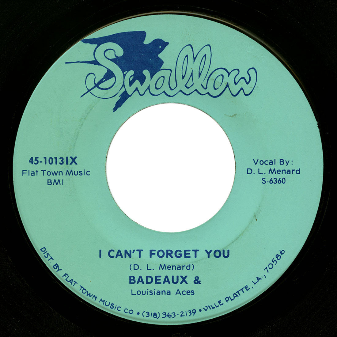 Badeaux & Louisiana Aces – I Can’t Forget You – Swallow