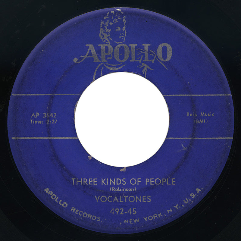 Vocaltones – Three Kinds Of People – Apollo