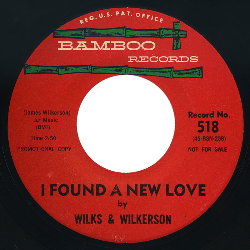 Wilks & Wilkerson – I Found A New Love / Young Lover – Bamboo