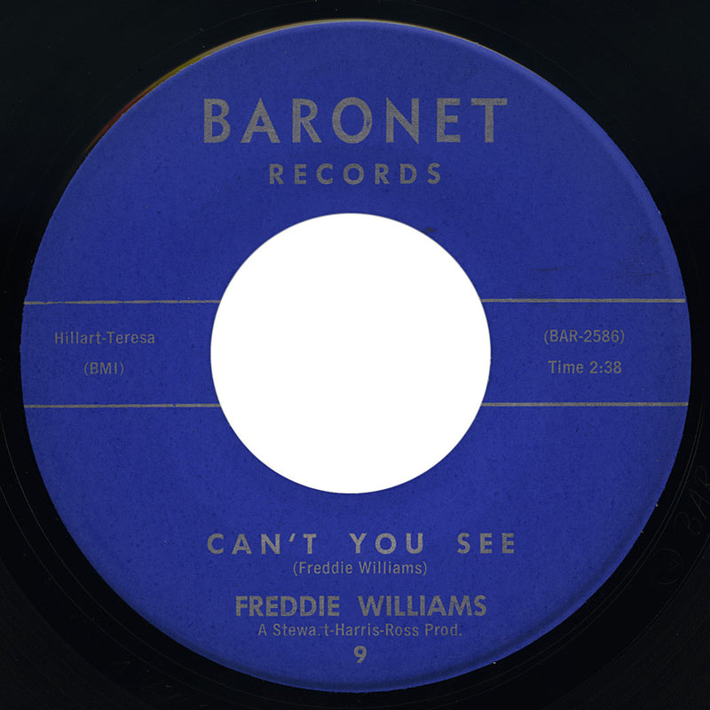 Freddie Williams – Can’t You See – Baronet