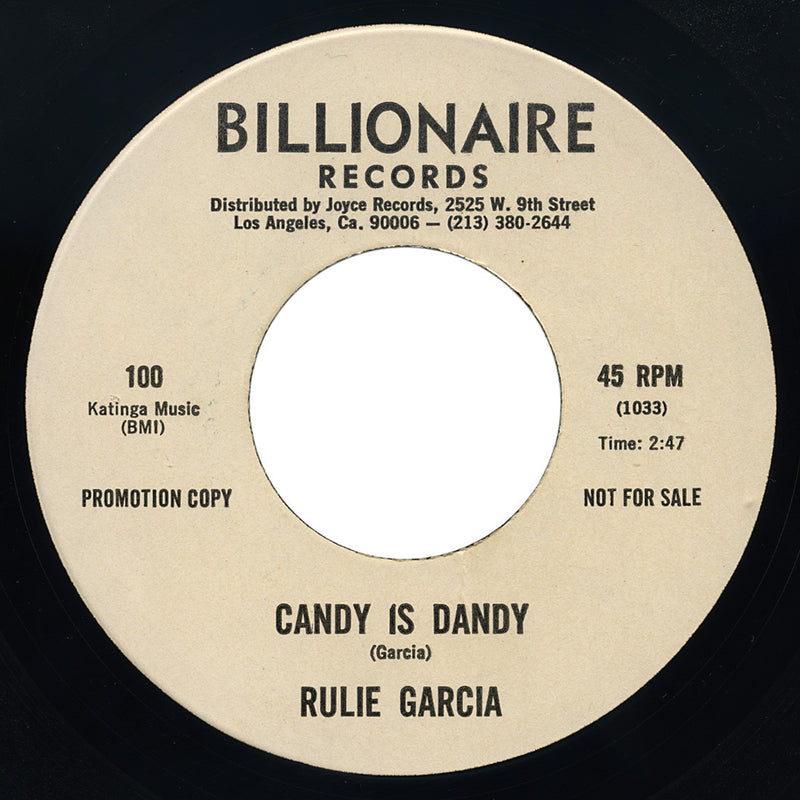 Rulie Garcia – Candy Is Dandy – Billionaire