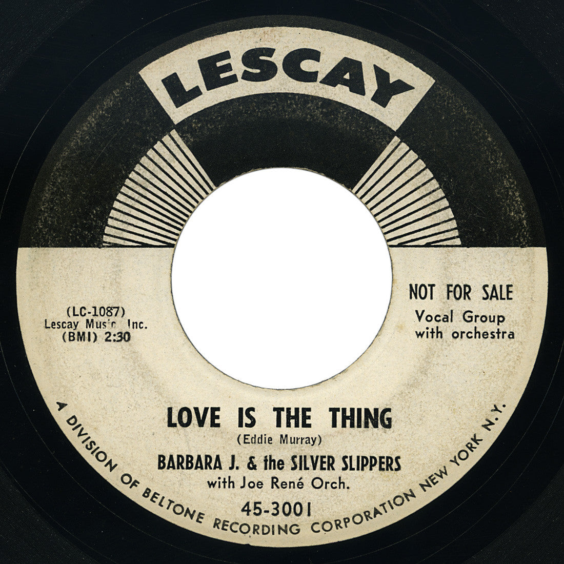 Barbara J. & The Silver Slippers – Love Is The Thing – Lescay